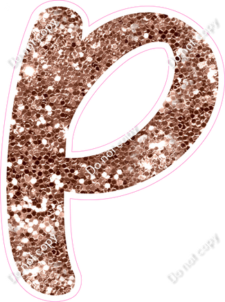 CU 23.5" Individuals - Rose Gold Sparkle P