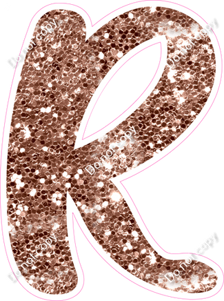CU 23.5" Individuals - Rose Gold Sparkle R