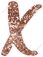 CU 23.5" Individuals - Rose Gold Sparkle X