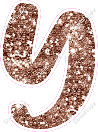 CU 23.5" Individuals - Rose Gold Sparkle Y