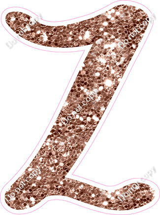 CU 23.5" Individuals - Rose Gold Sparkle Z