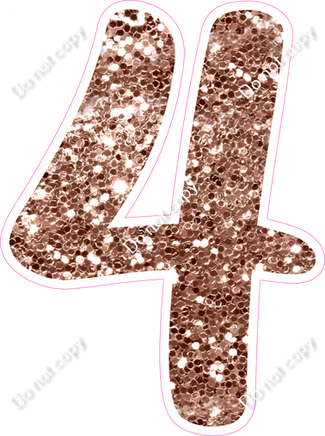 CU 23.5" Individuals - Rose Gold Sparkle 4