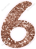 CU 23.5" Individuals - Rose Gold Sparkle 6