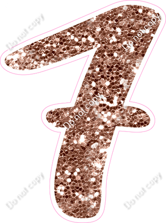 CU 23.5" Individuals - Rose Gold Sparkle 7