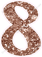 CU 23.5" Individuals - Rose Gold Sparkle 8