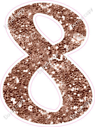 CU 23.5" Individuals - Rose Gold Sparkle 8