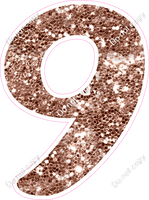 CU 23.5" Individuals - Rose Gold Sparkle 9