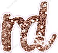 CU 23.5" Individuals - Rose Gold Sparkle RD