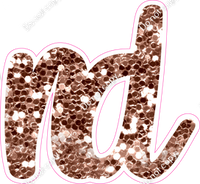 CU 23.5" Individuals - Rose Gold Sparkle ND