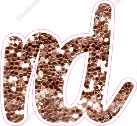 CU 23.5" Individuals - Rose Gold Sparkle ND