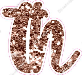 CU 23.5" Individuals - Rose Gold Sparkle TH