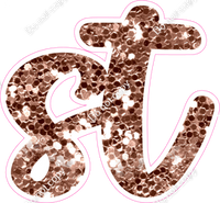 CU 23.5" Individuals - Rose Gold Sparkle ST