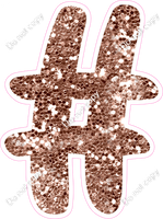 CU 23.5" Individuals - Rose Gold Sparkle #