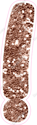 CU 23.5" Individuals - Rose Gold Sparkle !