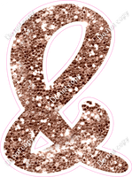 CU 23.5" Individuals - Rose Gold Sparkle &