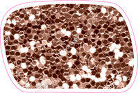 CU 23.5" Individuals - Rose Gold Sparkle Dash