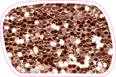 CU 23.5" Individuals - Rose Gold Sparkle Dash