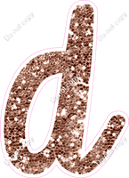 CU 23.5" Individuals - Rose Gold Sparkle d