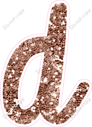 CU 23.5" Individuals - Rose Gold Sparkle d