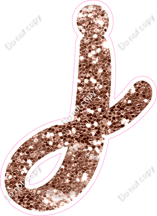 CU 23.5" Individuals - Rose Gold Sparkle j