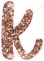 CU 23.5" Individuals - Rose Gold Sparkle k