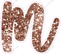 CU 23.5" Individuals - Rose Gold Sparkle m