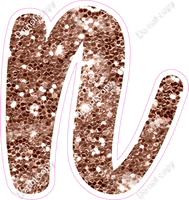 CU 23.5" Individuals - Rose Gold Sparkle n