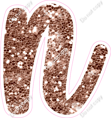 CU 23.5" Individuals - Rose Gold Sparkle n