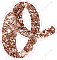 CU 23.5" Individuals - Rose Gold Sparkle o
