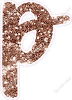 CU 23.5" Individuals - Rose Gold Sparkle p