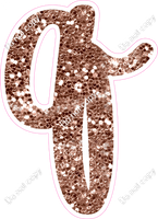 CU 23.5" Individuals - Rose Gold Sparkle q