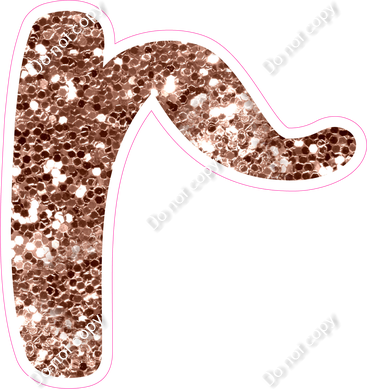 CU 23.5" Individuals - Rose Gold Sparkle r