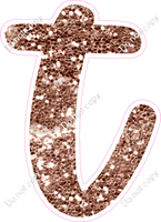 CU 23.5" Individuals - Rose Gold Sparkle t