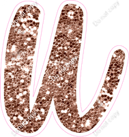 CU 23.5" Individuals - Rose Gold Sparkle u