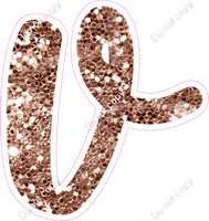 CU 23.5" Individuals - Rose Gold Sparkle v