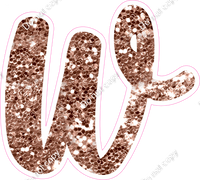 CU 23.5" Individuals - Rose Gold Sparkle w