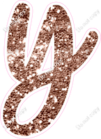 CU 23.5" Individuals - Rose Gold Sparkle y