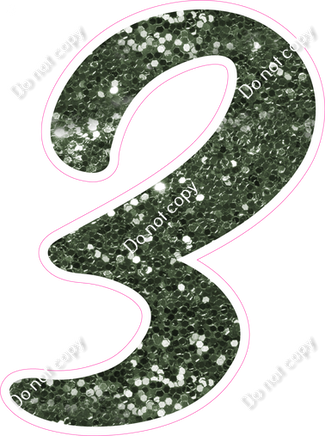 CU 23.5" Individuals - Sage Sparkle 3