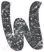 CU 23.5" Individuals - Silver Sparkle W