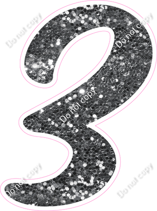 CU 23.5" Individuals - Silver Sparkle 3