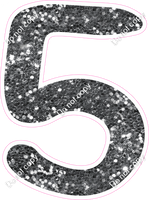 CU 23.5" Individuals - Silver Sparkle 5