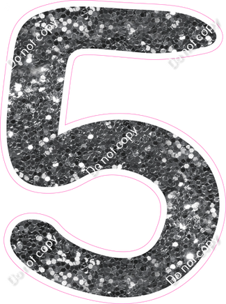 CU 23.5" Individuals - Silver Sparkle 5