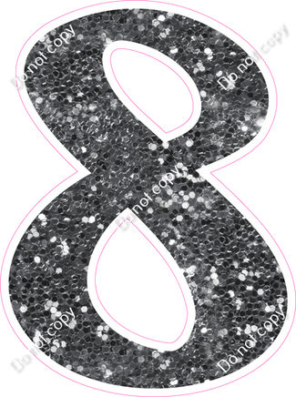 CU 23.5" Individuals - Silver Sparkle 8