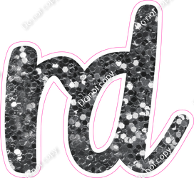 CU 23.5" Individuals - Silver Sparkle RD