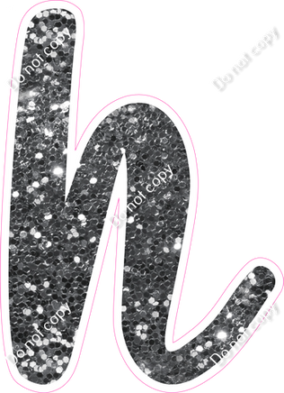 CU 23.5" Individuals - Silver Sparkle h