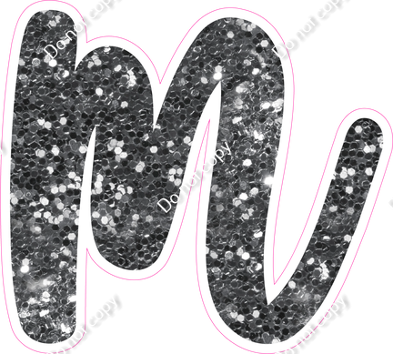 CU 23.5" Individuals - Silver Sparkle m