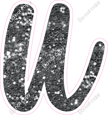 CU 23.5" Individuals - Silver Sparkle u