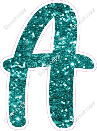 CU 23.5" Individuals - Teal Sparkle A