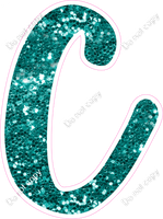 CU 23.5" Individuals - Teal Sparkle C