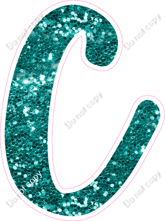 CU 23.5" Individuals - Teal Sparkle C